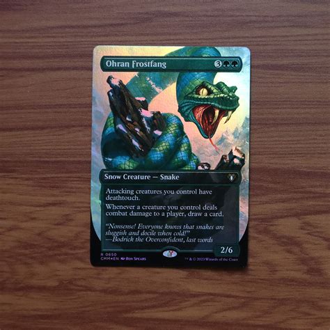 Ohran Frostfang 650 Commander Masters CMM Magic The Gathering Proxy