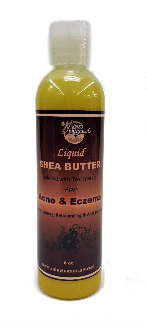 Acne Eczema Liquid Shea Butter Black And Nobel