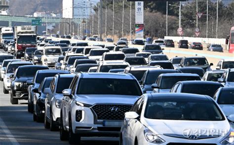 설 당일 고속도로 정체 다소 완화부산→서울 6시간 30분