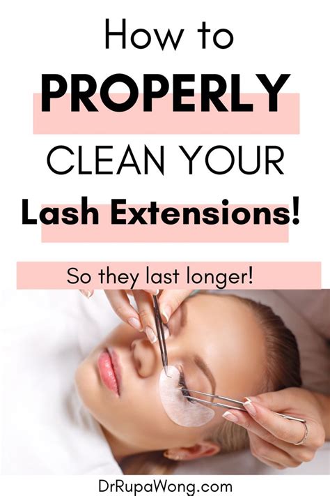 Cleaning Eyelash Extensions Eyelash Extensions Styles What To Use