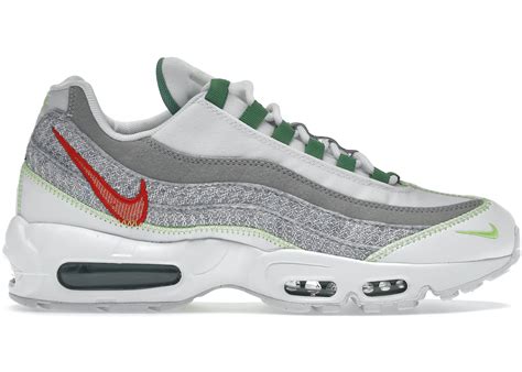 Nike Air Max 95 Recycled White Classic Green Men's - CU5517-100 - US