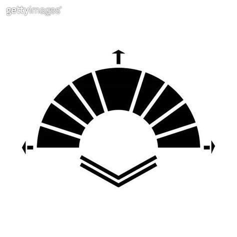 Moving Around Black Icon Concept Illustration Vector Flat Symbol