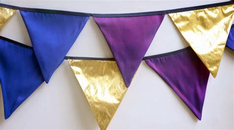 Billie And Bella Bunting Fabric Flags Our Shiny Magical Bunting