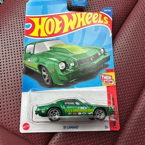 Mattel Toys Hot Wheels 8 Camaro Ss Then Now Edition Green Poshmark