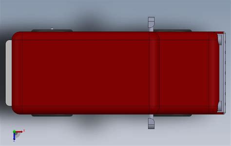 红色汽车 Solidworks 2014 模型图纸免费下载 懒石网