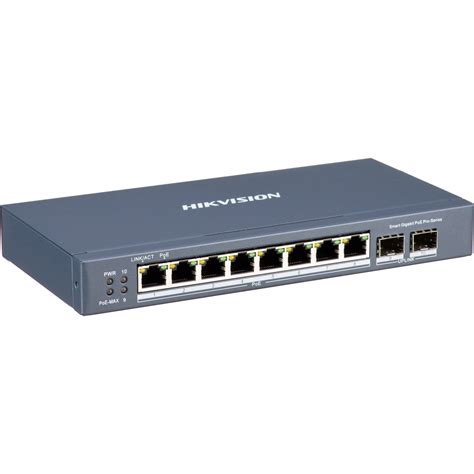 Hikvision Switch DS 3E1510P SI Smart Managed PoE Switch 8Ports