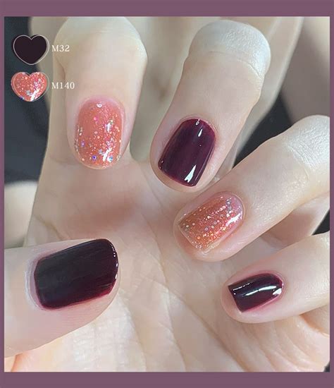 Ready Stock Maxfine Nude Nail Polish Ml Glossy Water Base Peel Off Able Best Selling