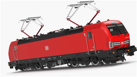 Red Siemens Vectron Locomotive Rigged For Maya D Model Ma Free D