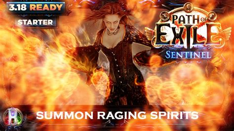 Poe Srs Summon Raging Spirits Necromancer Poe Builds Poe