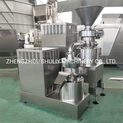 Sesame Tahini Machine Vertical Colloid Mill Peanut Butter Making