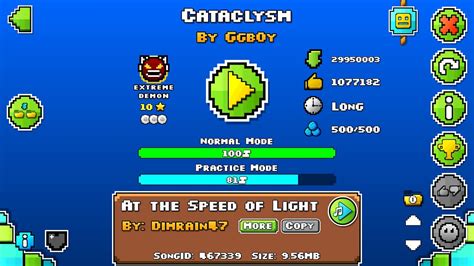 Geometry Dash Cataclysm By Ggboy Extreme Demon Youtube