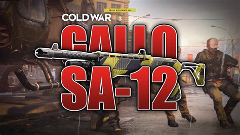 CoD Black Ops Cold War Bestes Gallo SA 12 Setup YouTube