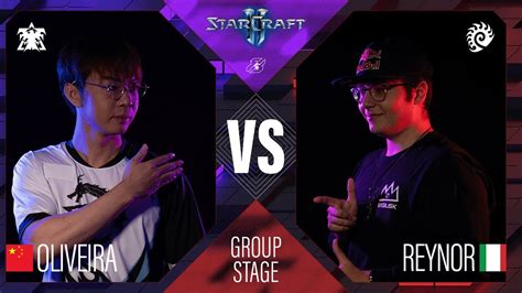 Oliveira Vs Reynor Gamers8 Featuring StarCraft Group Stage YouTube