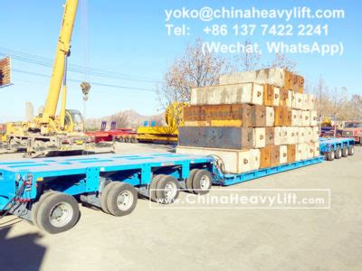 Compatible Goldhofer THP SL Chinaheavylift Produce 200 Ton Drop Deck