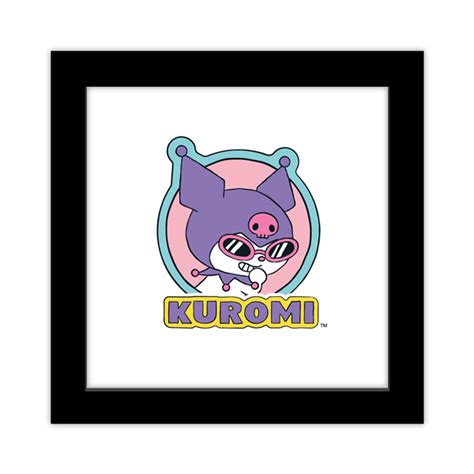 Gallery Pops Sanrio Kuromi - Kuromi Sticker Graphic Framed Art Print