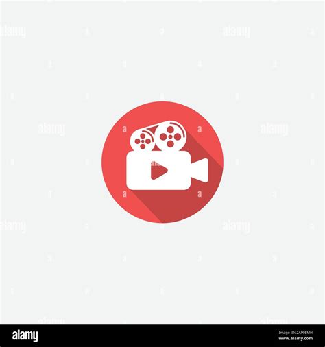 Video Recorder Icon Vector Illustration Camera Movie Icon Video Sign