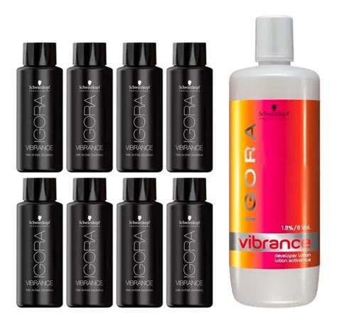 8 Tinturas En Gel Igora Vibrance Revelador Schwarzkopf