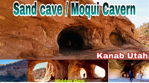 Sand Cave Moqui Cavern Kanab Utah Youtube