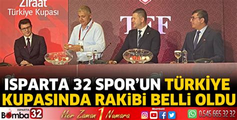 Isparta 32 Spor un Türkiye kupasında rakibi belli oldu