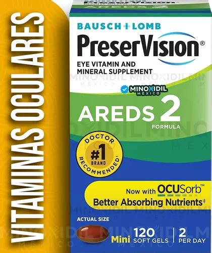 Vitaminas Para Los Ojos Preservision Areds 2 120 Capsulas Envío Gratis