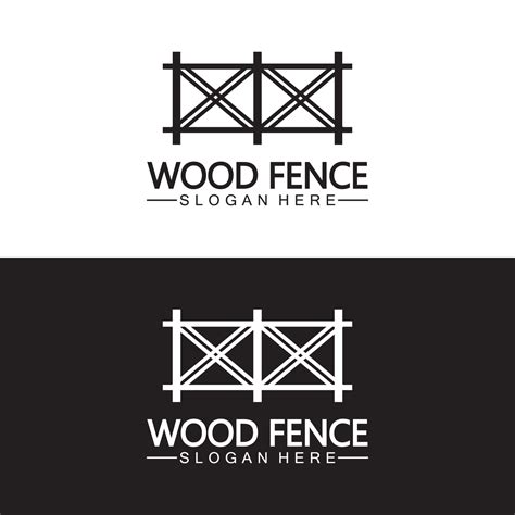 Fence icon vector logo template 12027850 Vector Art at Vecteezy