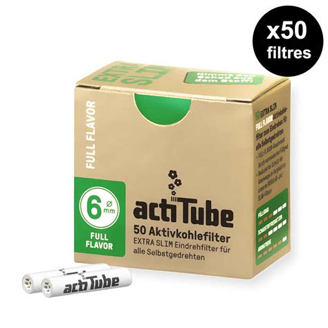 Filtres ActiTube Charbon Actif Full Flavor Filtres Mistersmoke