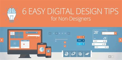 Digital Design Tips 6 Easy Tips For Non Designers Infographic