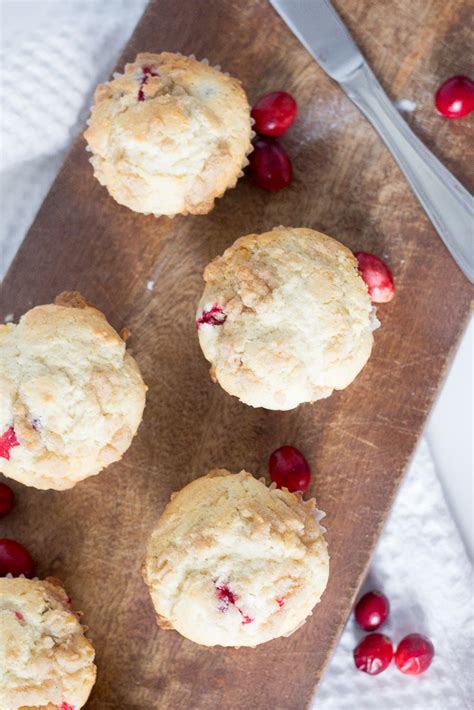 Crazy Good Cranberry Crumble Muffins Simply J And K