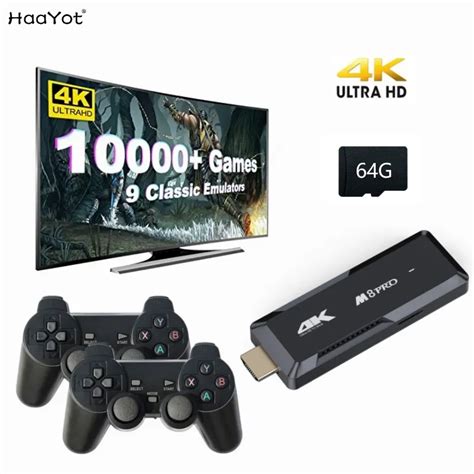 Console De Jeu Vid O R Tro Sans Fil Plug And Play Stick Plus De 10000