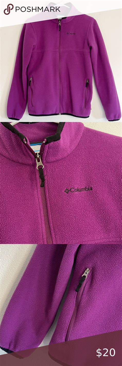 Columbia Zip Up Fleece Jacket Fleece Jacket Jackets Clothes Design