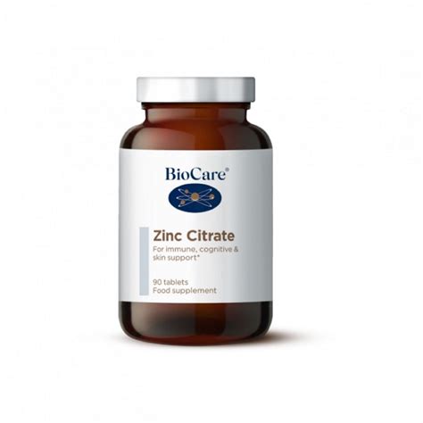 Citrat De Zinc 90 Capsule BioCare Farmacia Tei Online