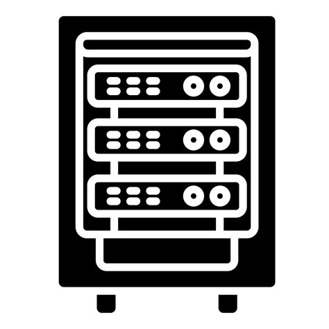 Server Rack icon line vector illustration 39885827 Vector Art at Vecteezy