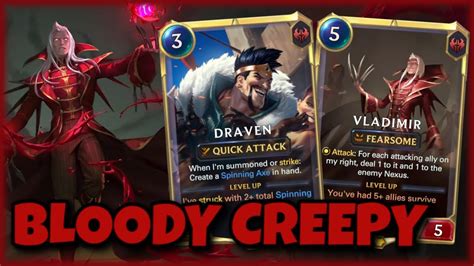 Cooking Up A Scargrounds Vladimir Draven Deck Legends Of Runeterra