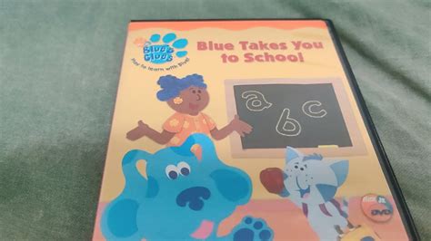 Blues Clues Blue Takes You To School Dvd Overview Youtube