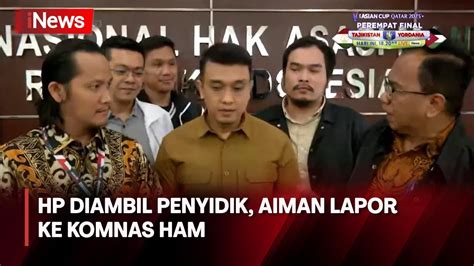 Hp Disita Penyidik Jubir Tpn Ganjar Mahfud Aiman Witjaksono Datangi