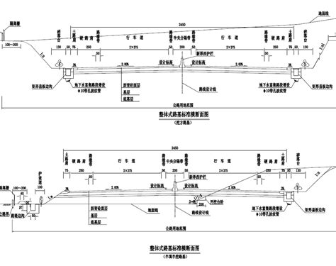 80kmh双向四车道高速公路道路路基施工图纸pdf格式）免费下载 公路图纸 土木工程网