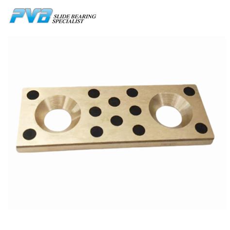 Mm Graphite Plugged Bronze Wear Plate Oilless Bronze Wear Plates