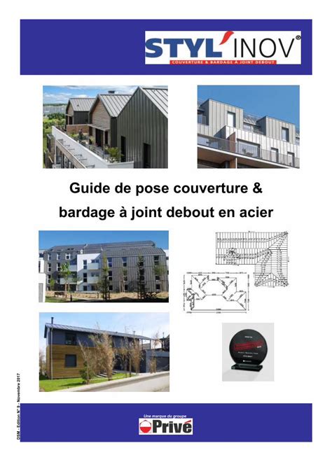 Pdf Guide De Pose Couverture Bardage Joint Debout En Pdf