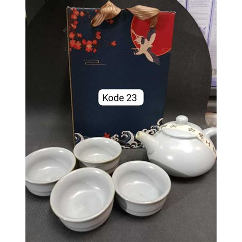 Jual CHINESE TEA POT Set Teko Teh China Cangkir Keramik Set 4CUP Dan 6