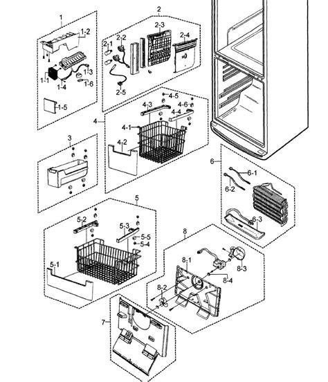 Understanding The Diagram Of A Manual Samsung Bottom Freezer Ice Maker