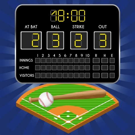 Baseball Scoreboard Vector Images (over 1,000)