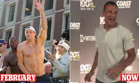 Rob Gronkowski Is Looking Much Slimmer As The Former Patriots Star