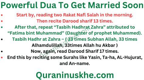 Powerful Dua To Get Married Soon