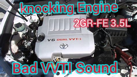 Starting Knocking Sound In Engine And Bad Vvti Sound Of Toyota Avalon