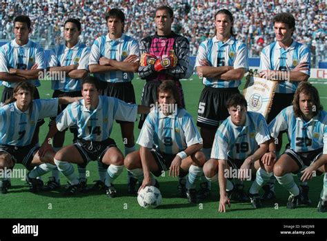 Argentina Fc World Cup Team Maradona 30 June 1994 Stock Photo Alamy