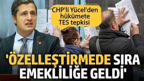 Chp Li Y Cel Zelle Tirme S Ras Emeklilik Sistemine Geldi