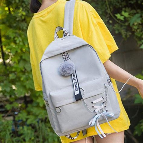 Backpack Schoolbag Backpack Female College high School Students Campus ...