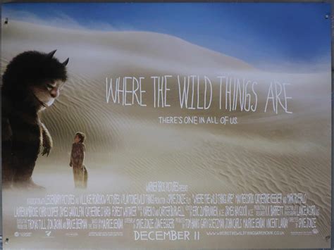 Where the Wild Things Are Original Movie Poster UK quad 40"x30" - Simon ...