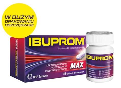 IBUPROM Max X 48 Tabletki Cena Opinie Apteka Internetowa I Apteka Pl