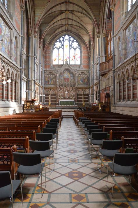 The Chapel Interior Keble College Oxford By William Butterfield